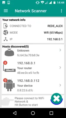 Network Scanner android App screenshot 0